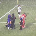 Athletiba foi marcado por pancadaria. Foto: Reprodução/Twitter/@Monivilela