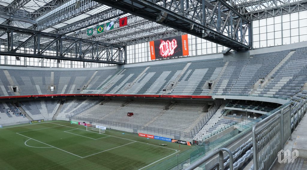 Gramado da Arena passou por manutenção. (Foto: José Tramontin/athletico.com.br)