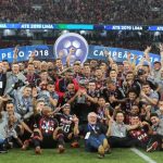 Athletico-PR comemora título da Sul-Americana de 2018. Foto: Conmebol