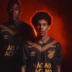 Léo participou de vídeo antirracista do Athletico. Foto: Reprodução/Athletico