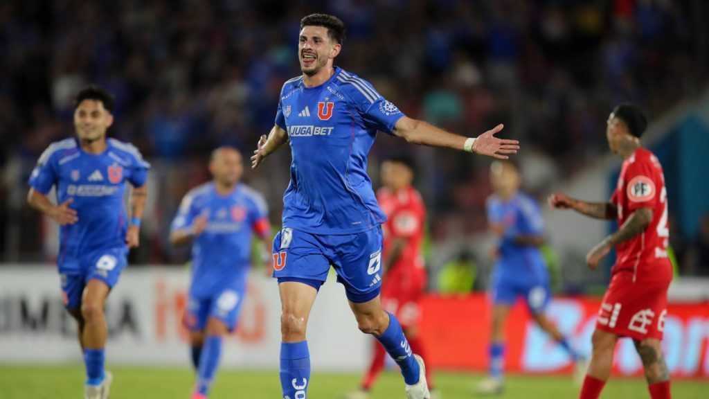 Di Yorio marcou 2 gols pela LaU. Foto: Divulgação/Universidad de Chile