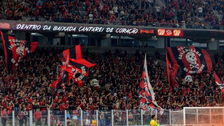 Athletico-PR x Guarany-RS (Foto: Facebook/Ligga Arena)