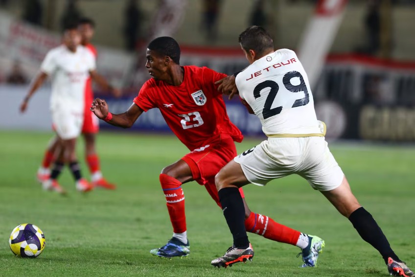 Giovany Herbert pela seleção panamenha. Foto: Divulgação/FPF