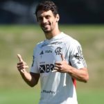 Rodrigo Caio na época do Flamengo. Foto: Instagram/Rodrigo Caio
