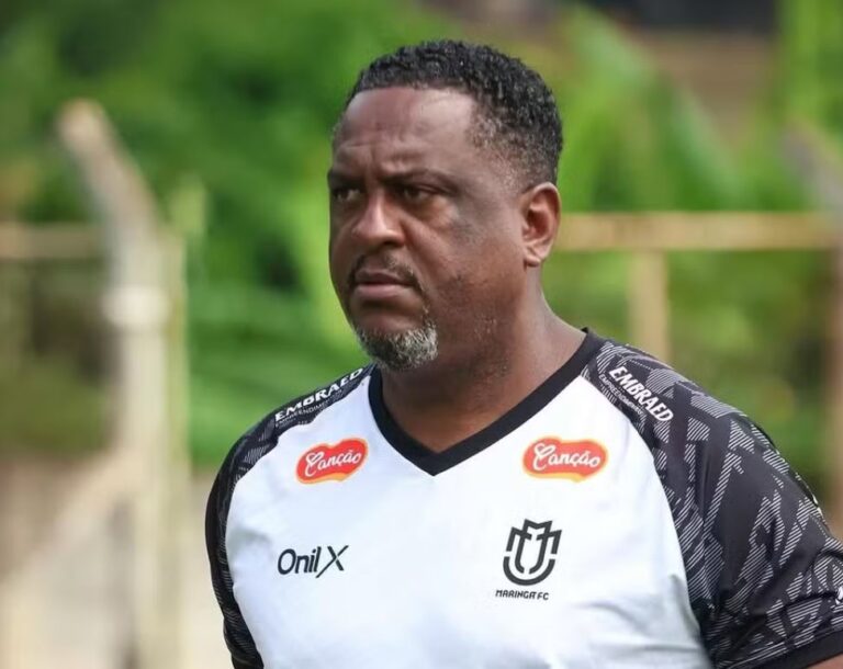 Athletico-PR quer jogador de Jorge Castilho, treinador do Maringá — Foto: Wendel Gomes/MFC