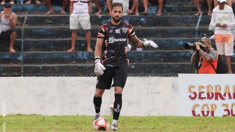 Goleiro Alisson. Foto: Jorge Luís Totti/Paysandu