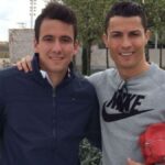 Pablo tira foto com Cristiano Ronaldo (Foto: Arquivo pessoal)