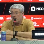 Odair Hellmann fala em coletiva do Athletico-PR x Athletico-GO - (Imagem: Reprodução/Rede Furacão)