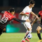 Athletico-PR disputa Copa do Brasil contra São Paulo (Foto: Divulgação/Rubens Chiri e Miguel Schincariol/Saopaulofc.net)