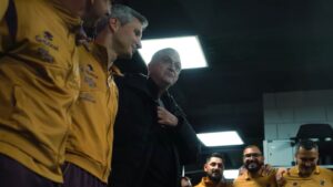 Petraglia fala sobre coração no vestiário do Athletico-PR (Imagem: Reprodução/Rede Furacão)