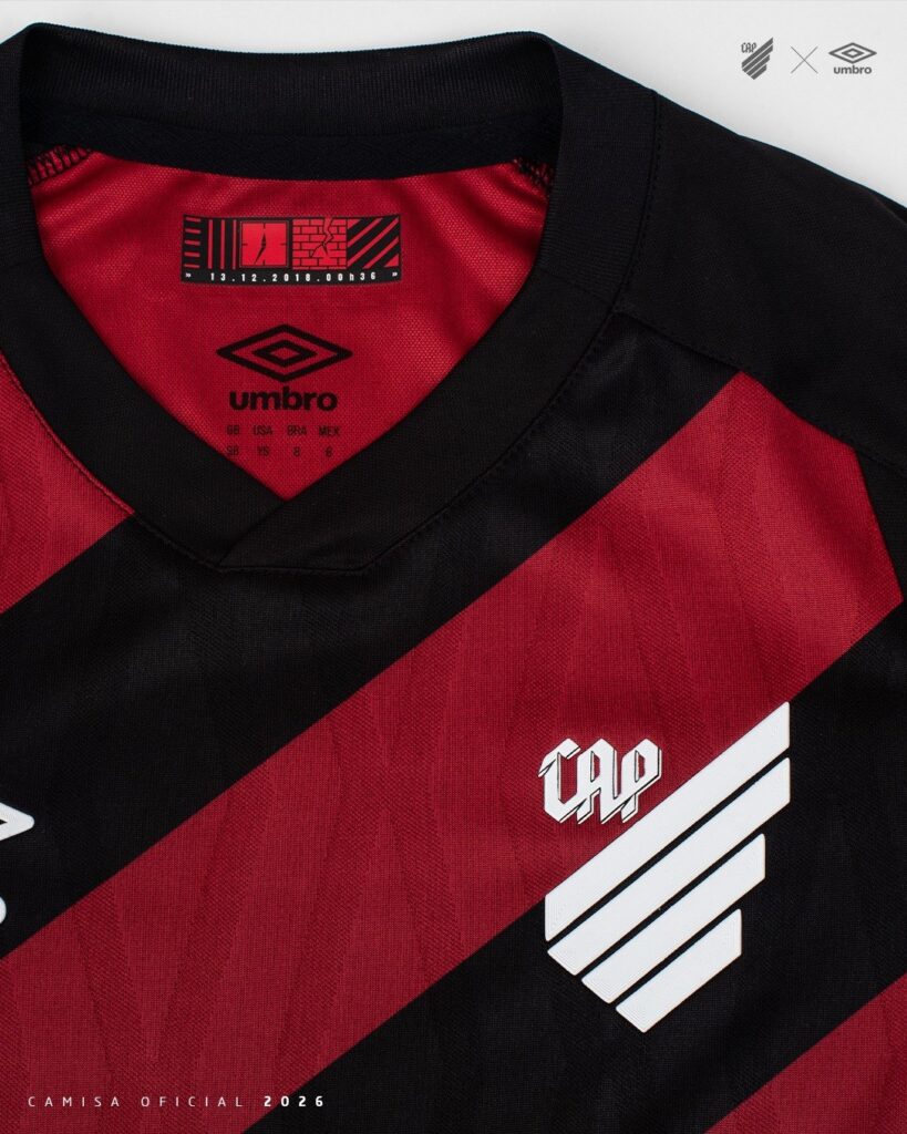 Athletico-PR lança nova camisa para 2026