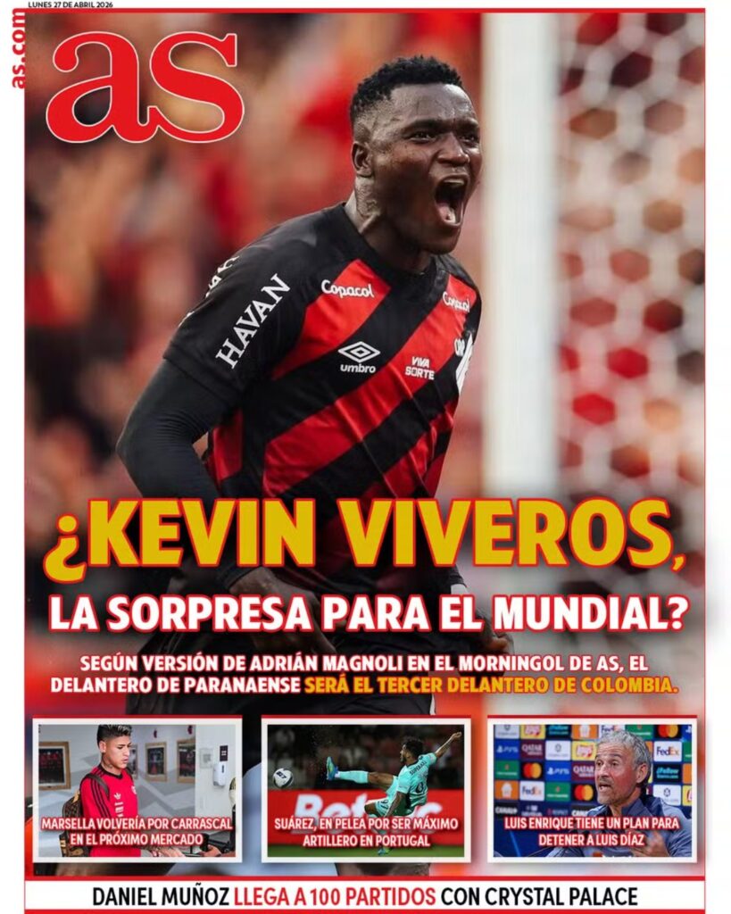 Athletico-PR expõe Viveros como jogador de Copa do Mundo